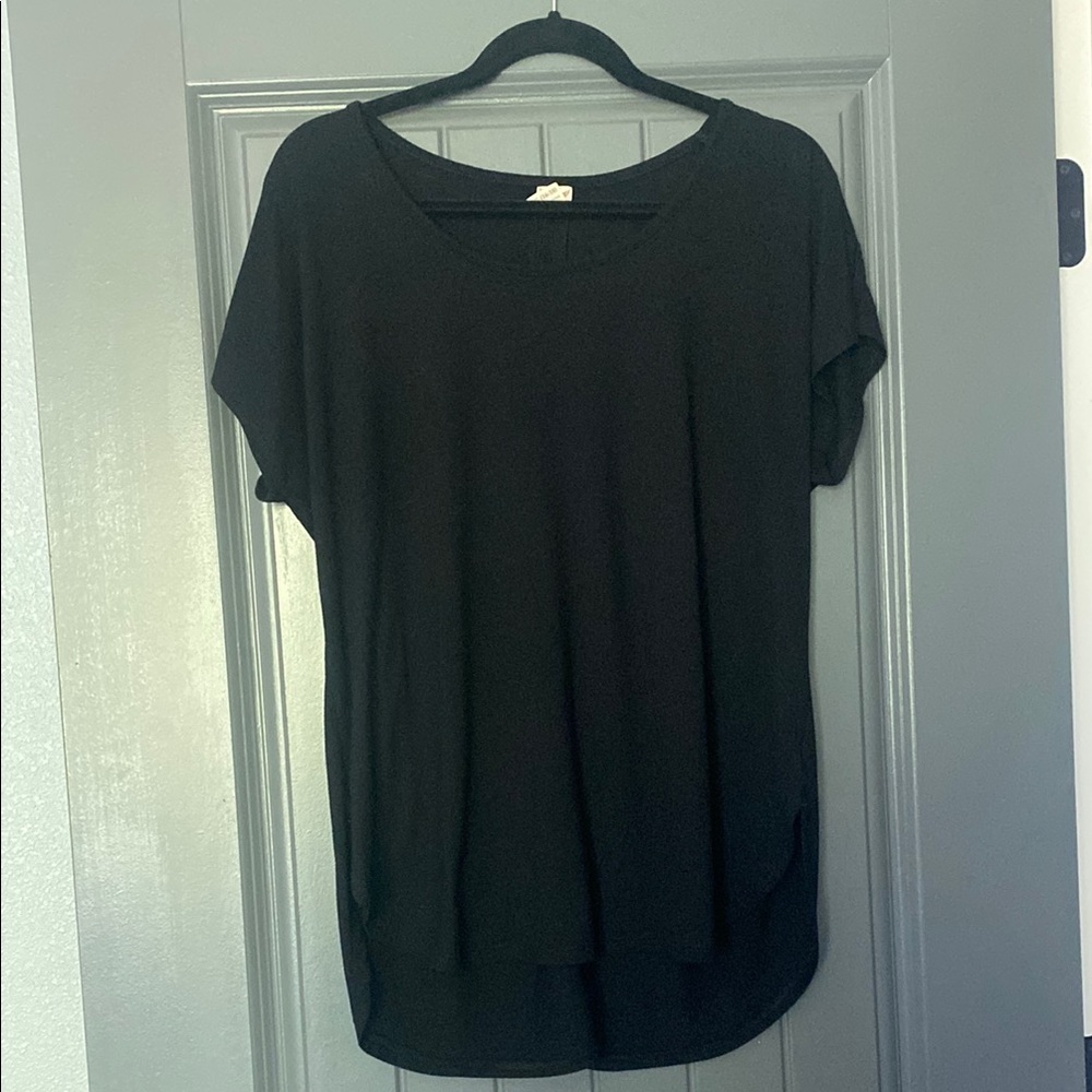 Black high/ low top